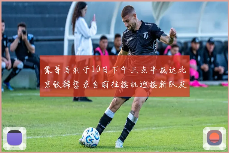 蒙哥马利于10日下午三点半抵达北京张稀哲亲自前往接机迎接新队友